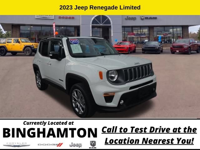 Used 2023 Jeep Renegade Limited w/ Sun/Sound Group AWD/4WD 360° Tour