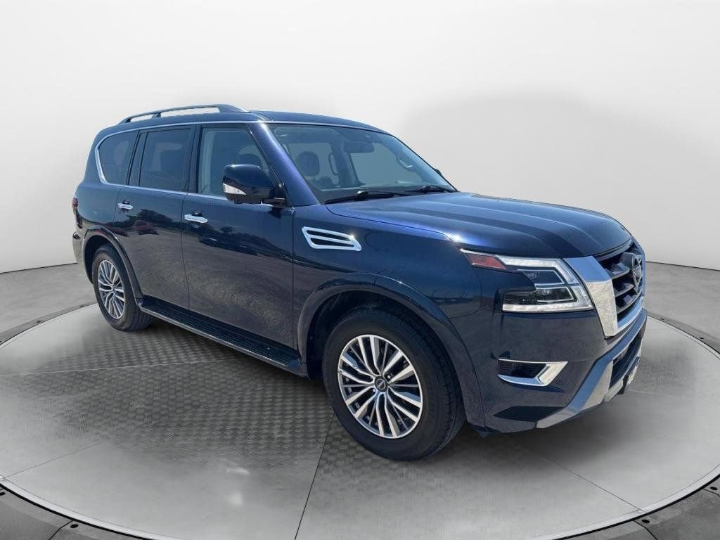 Used 2023 Nissan Armada SL w/ Captain's Chairs Package RWD image 1