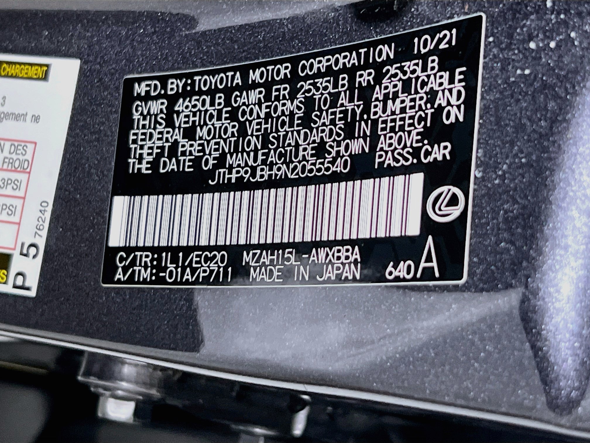Used 2022 Lexus UX 250h w/ Premium Package AWD/4WD image 31