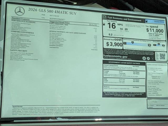 New 2026 Mercedes-Benz GLS 580 4MATIC image 20