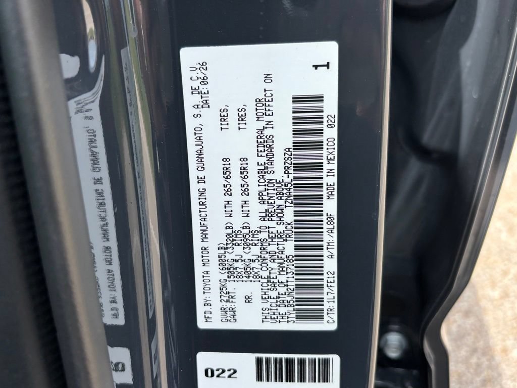 New 2026 Toyota Tacoma TRD Sport AWD/4WD image 26