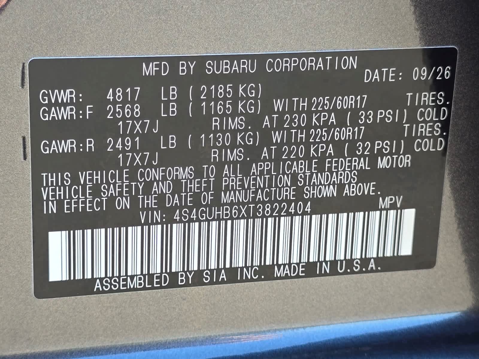 New 2026 Subaru Crosstrek 2.5i AWD/4WD image 29