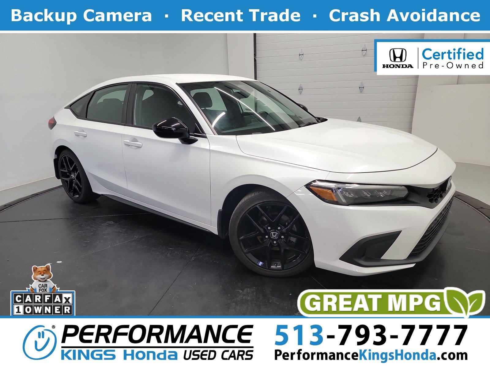 Certified 2022 Honda Civic Sport