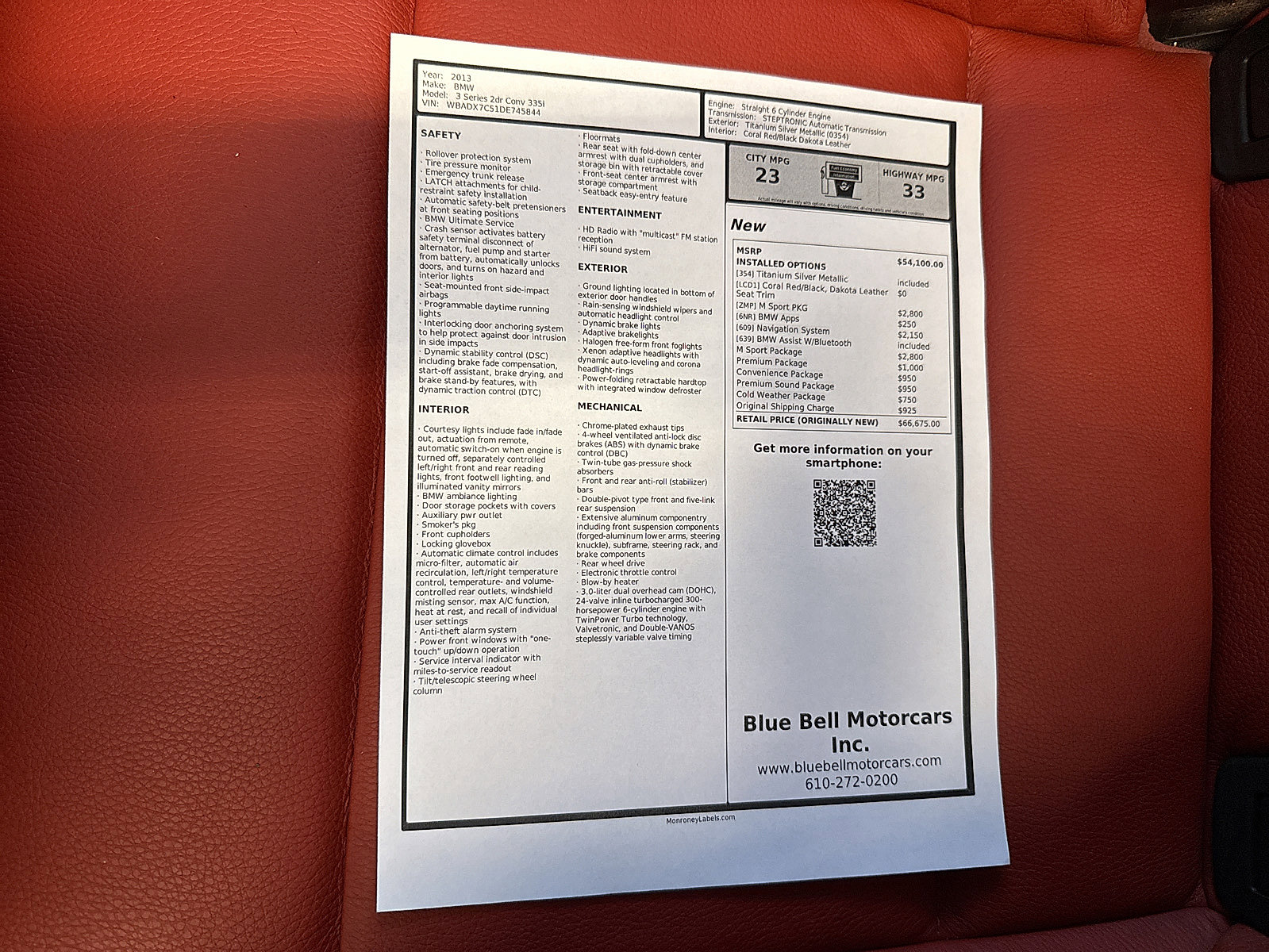 Used 2013 BMW 335i Convertible RWD image 60