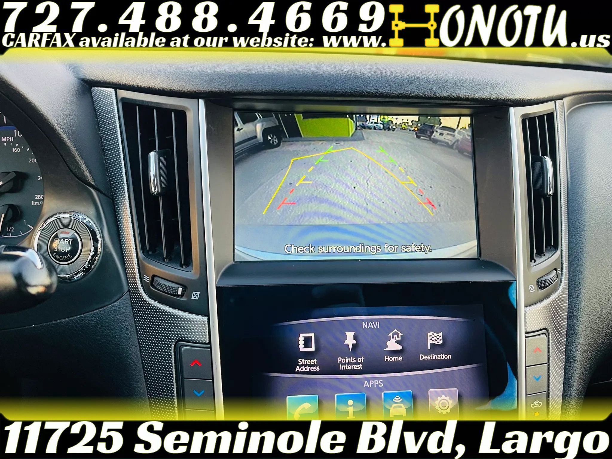 Used 2014 INFINITI Q50 Premium w/ Navigation Package AWD/4WD image 34