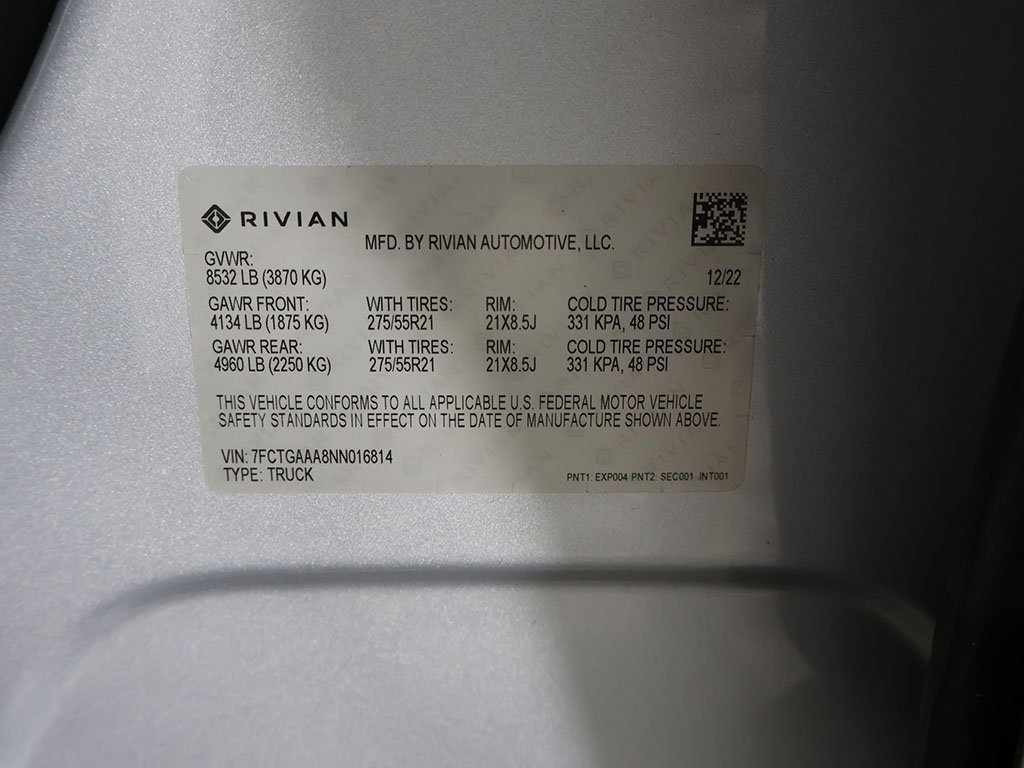 Used 2022 Rivian R1T Adventure image 49