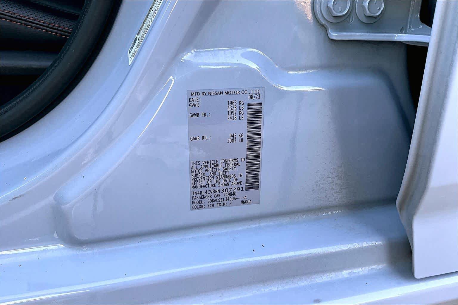Certified 2024 Nissan Altima 2.5 SR FWD image 32