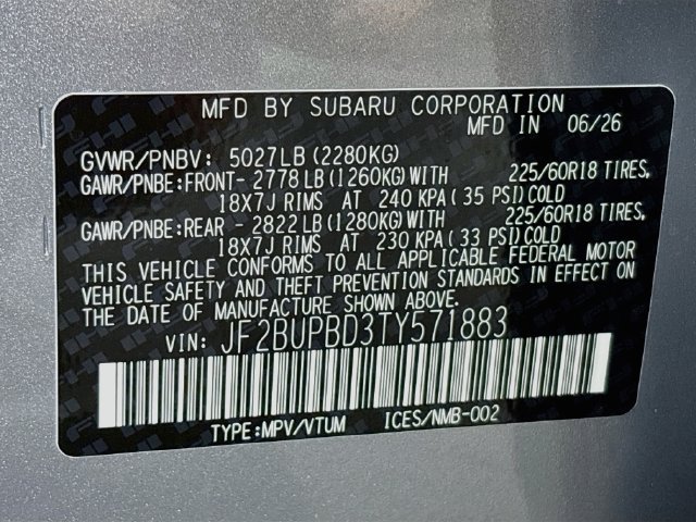 New 2026 Subaru Outback Premium AWD/4WD image 32
