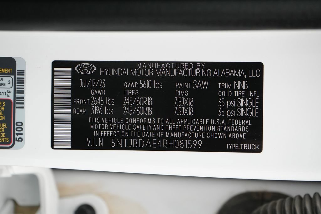 Used 2024 Hyundai Santa Cruz SEL AWD/4WD image 23