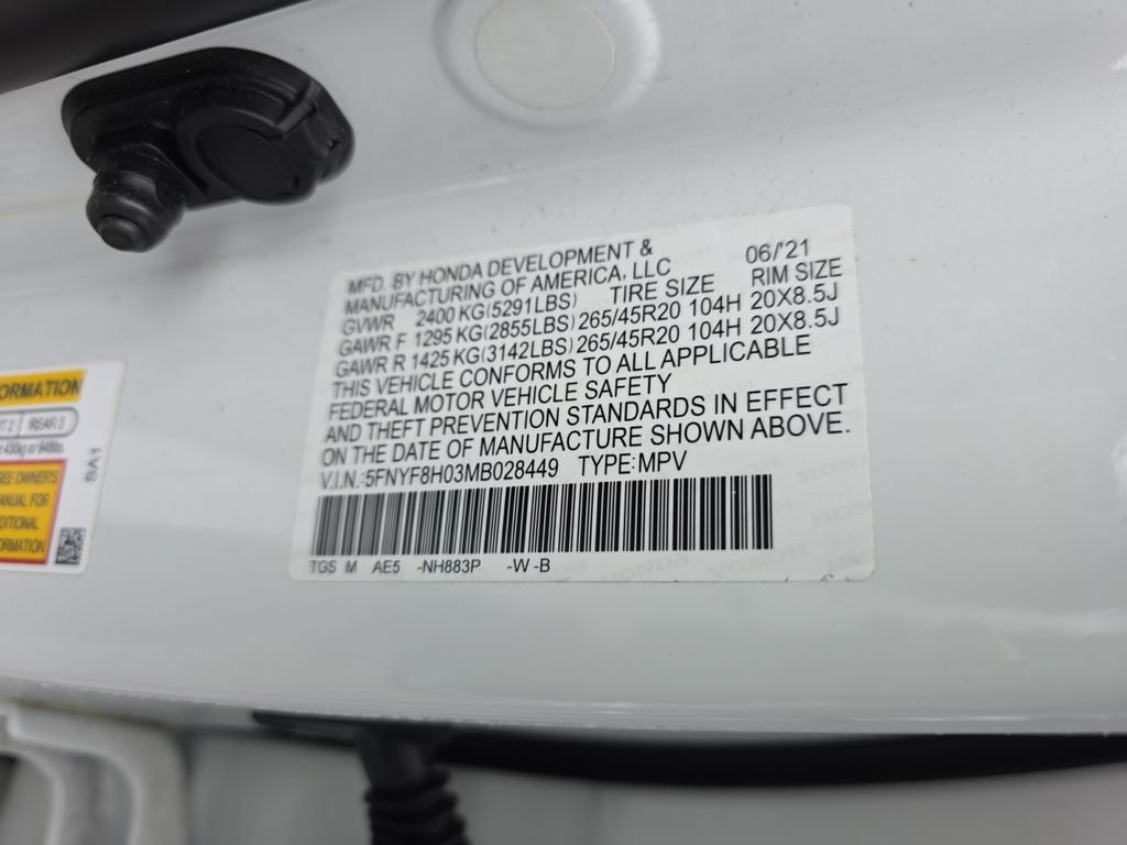 Used 2021 Honda Passport Elite image 26