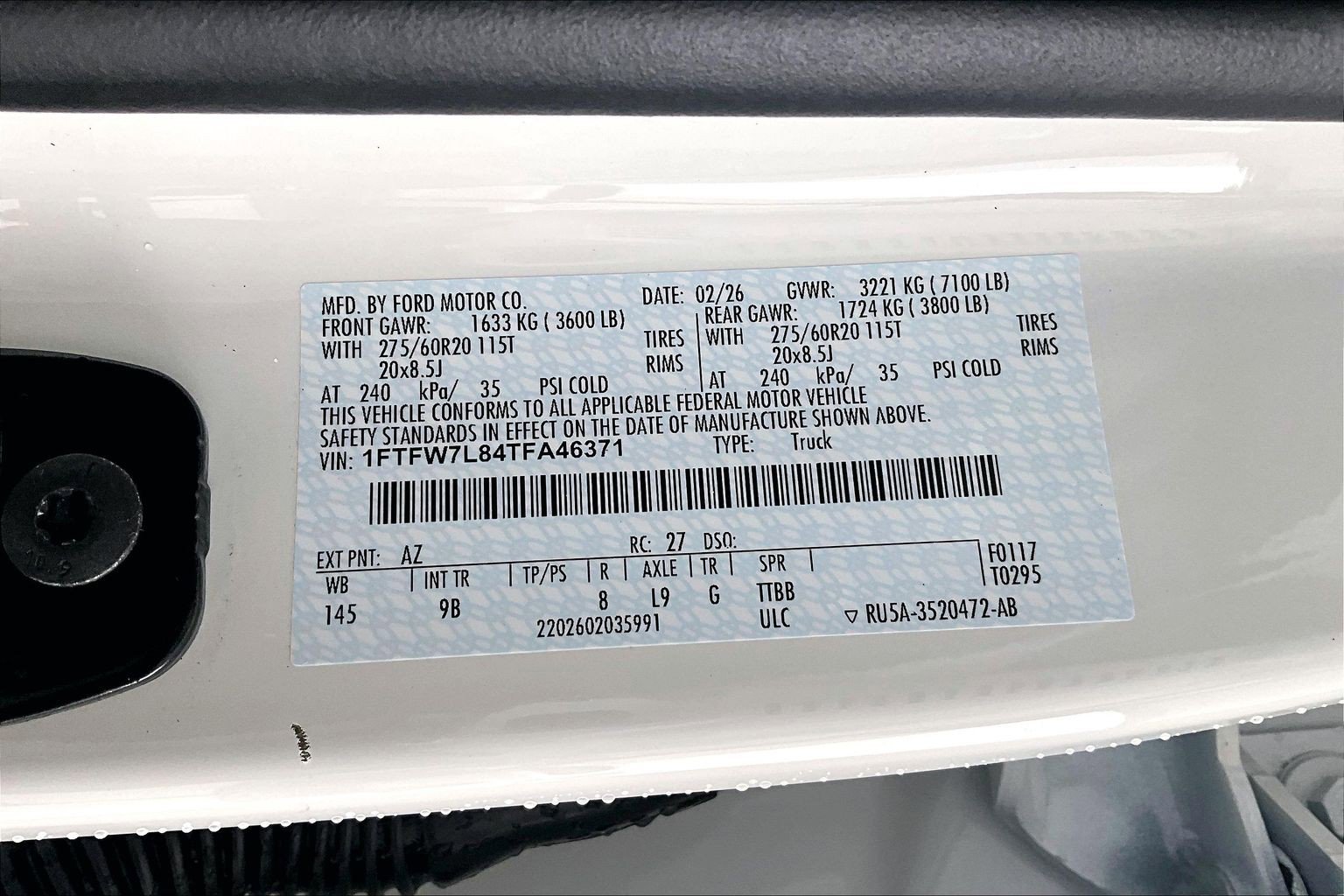 New 2026 Ford F150 Platinum w/ Equipment Group 702A High AWD/4WD image 13