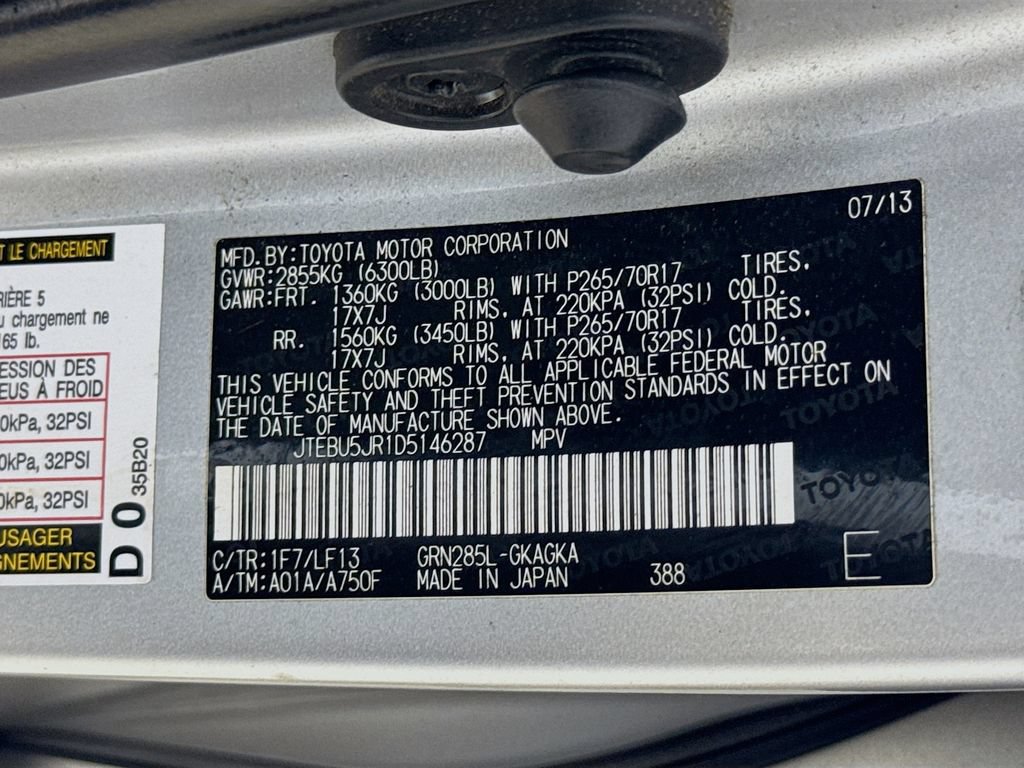 Used 2013 Toyota 4Runner SR5 w/ Premium Pkg w/3rd Row Seat AWD/4WD image 29
