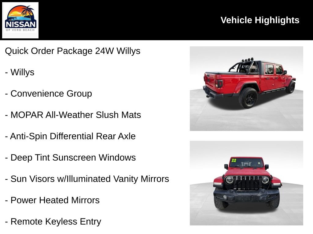 Used 2022 Jeep Gladiator Willys image 19