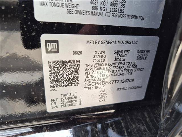 New 2026 Chevrolet Silverado 1500 Custom w/ Turbomax Blackout Package AWD/4WD image 17