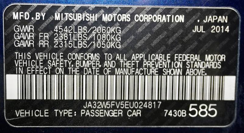 Used 2014 Mitsubishi Lancer Evolution MR image 47