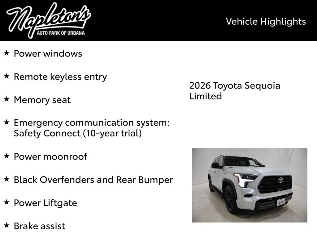 New 2026 Toyota Sequoia Limited image 16