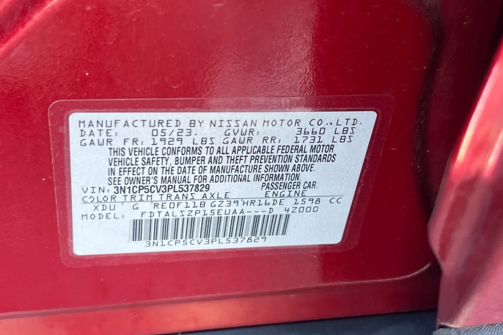 Certified 2023 Nissan Kicks SV FWD image 36