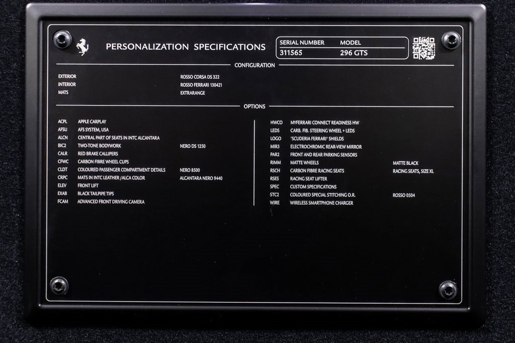 Certified 2024 Ferrari 296 GTS image 61