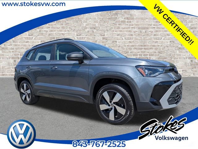 Certified 2025 Volkswagen Taos S AWD/4WD image 1