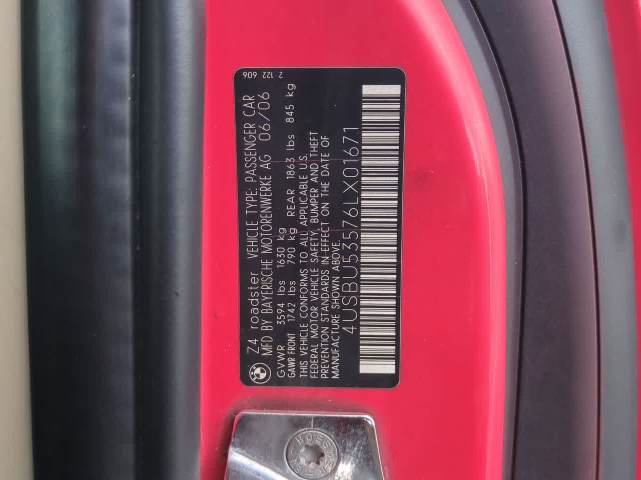 Used 2006 BMW Z4 3.0si RWD image 30