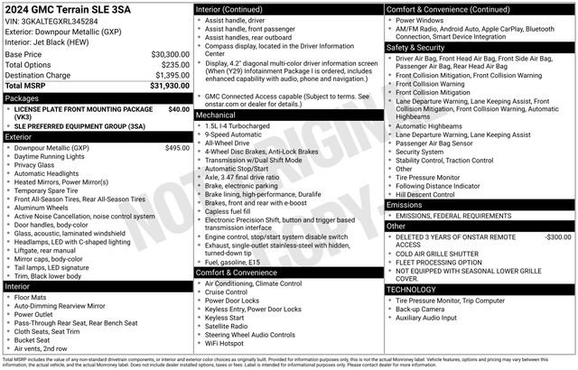 Used 2024 GMC Terrain SLE image 5