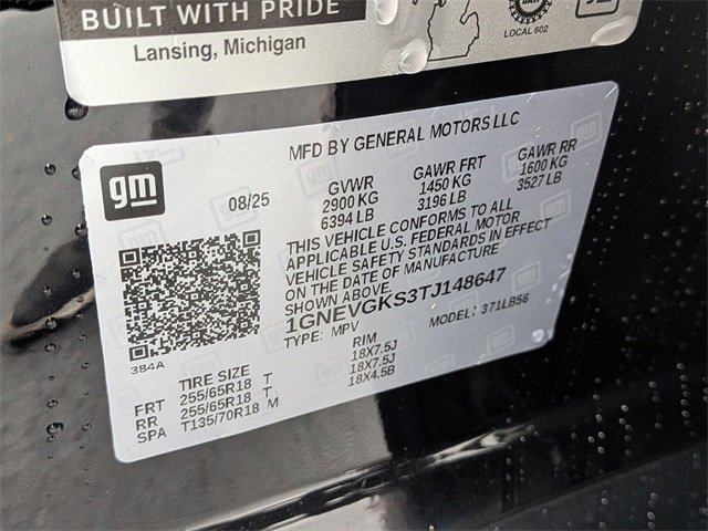 New 2026 Chevrolet Traverse LT w/ LPO, Floor Liner Package image 40