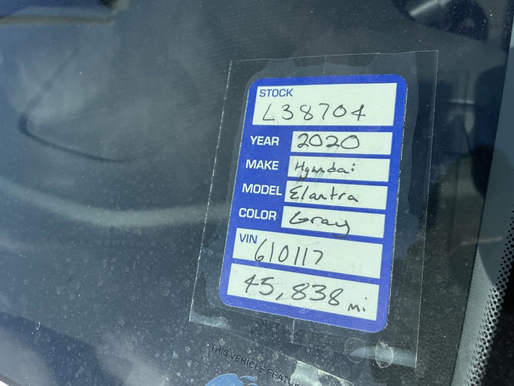 Used 2020 Hyundai Elantra SEL w/ Cargo Package (C1) image 12