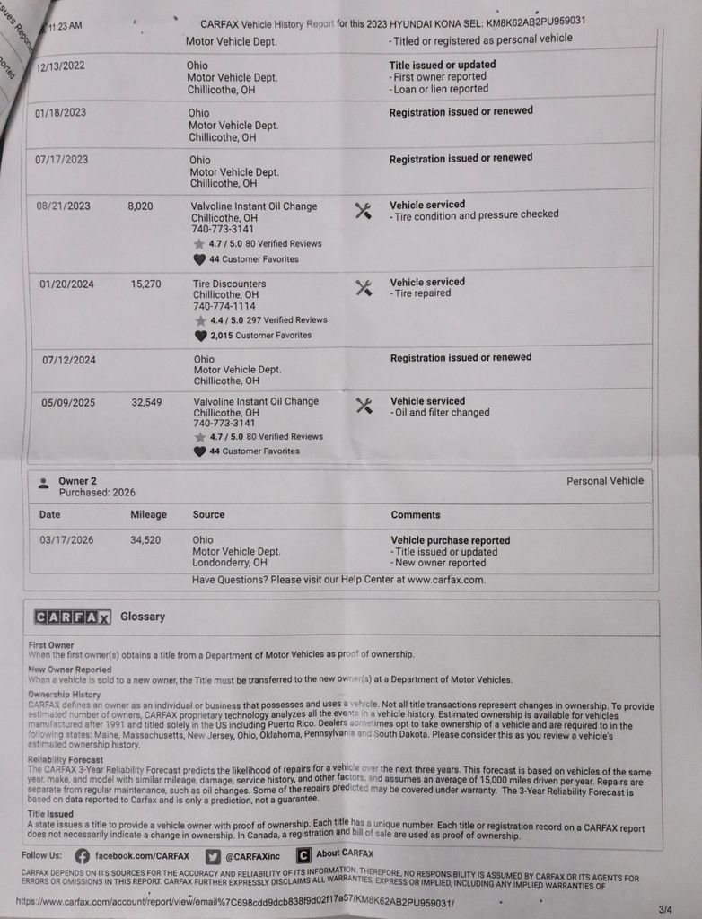 Certified 2023 Hyundai Kona SEL w/ Cargo Package FWD image 7