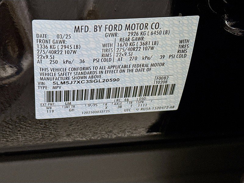 Used 2025 Lincoln Aviator Reserve w/ Equipment Group 201A image 35