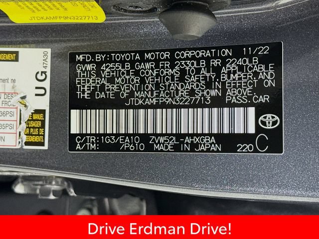 Certified 2022 Toyota Prius Prime XLE FWD image 32
