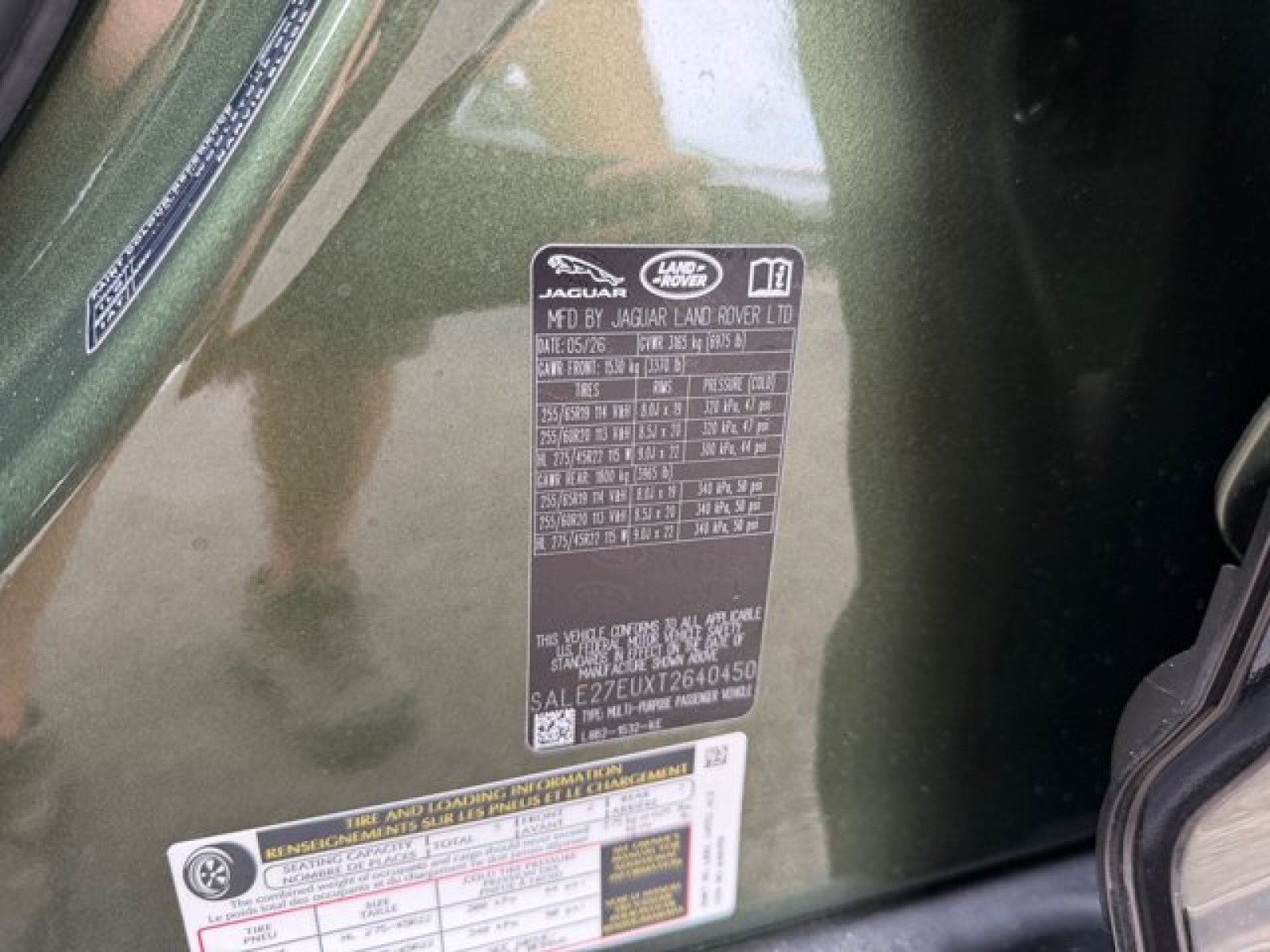 New 2026 Land Rover Defender 110 X-Dynamic SE AWD/4WD image 22