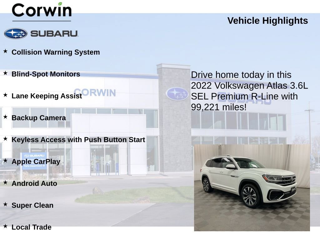 Used 2022 Volkswagen Atlas SEL Premium image 6