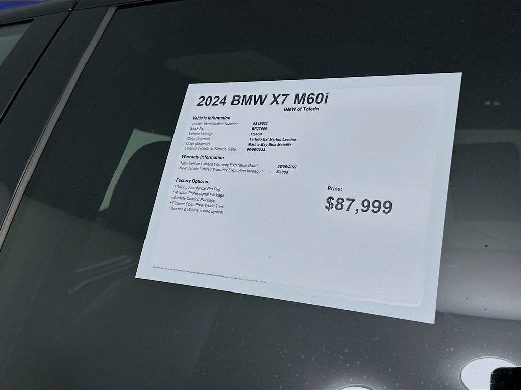 Used 2024 BMW X7 M60i image 12