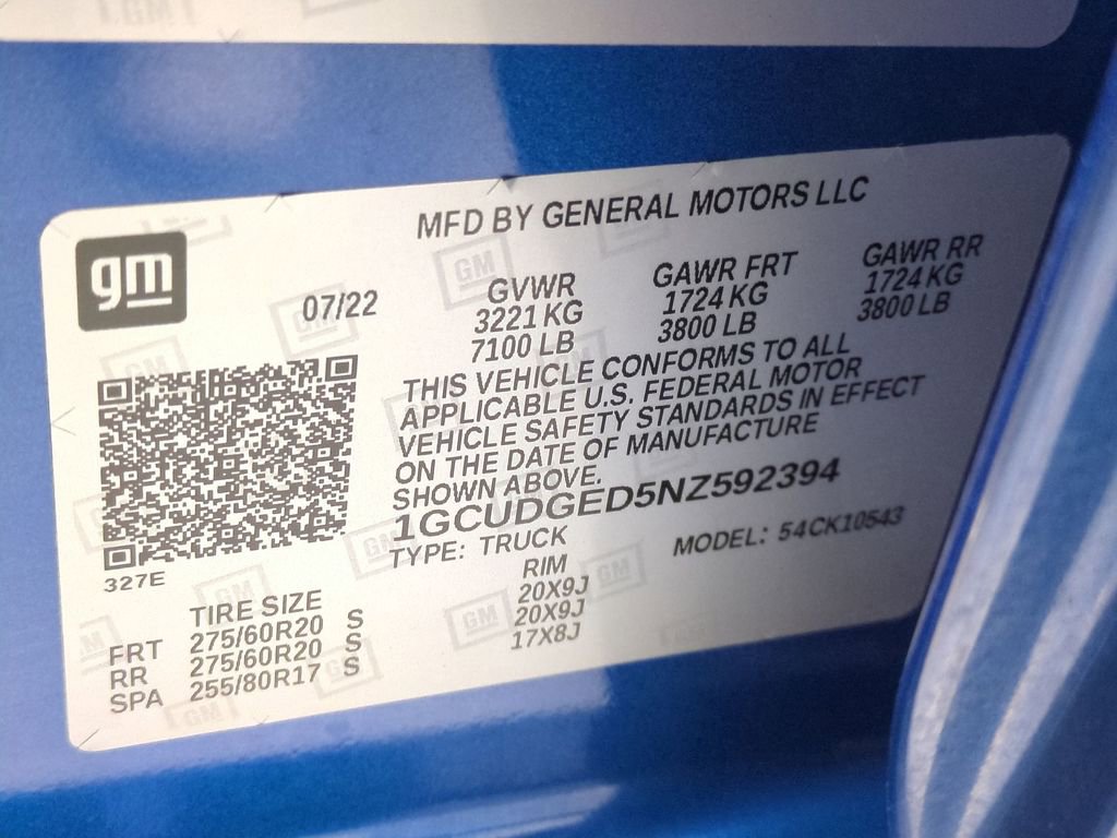 Used 2022 Chevrolet Silverado 1500 LTZ w/ LTZ Convenience Package II image 43