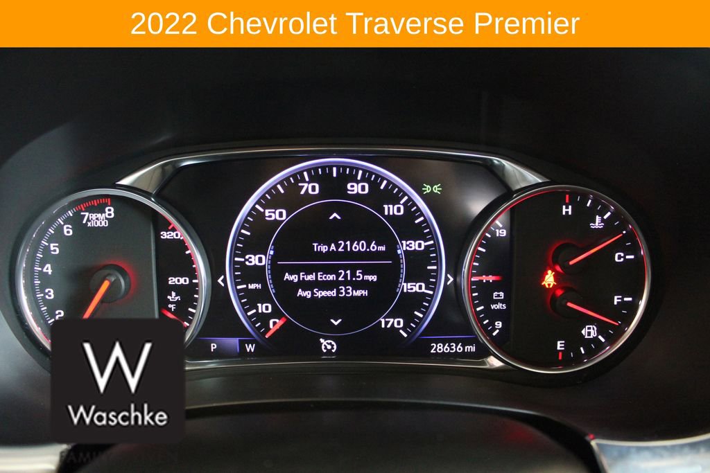 Used 2022 Chevrolet Traverse Premier w/ LPO, Floor Liner Package AWD/4WD image 39