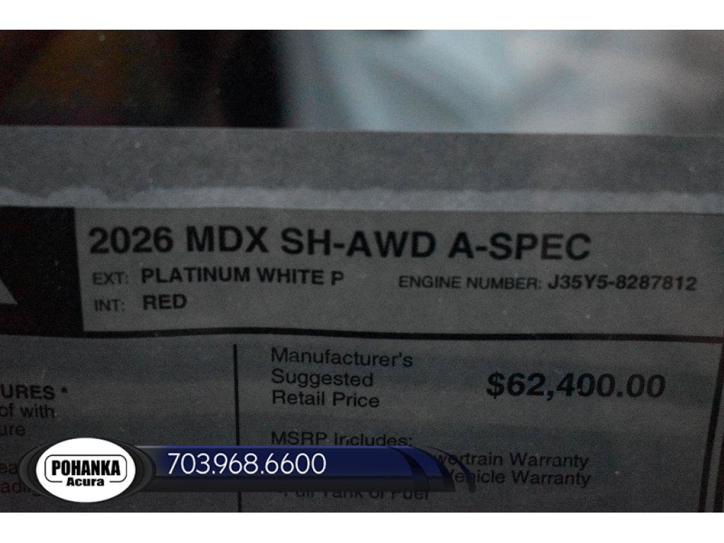 New 2026 Acura MDX A-Spec image 39