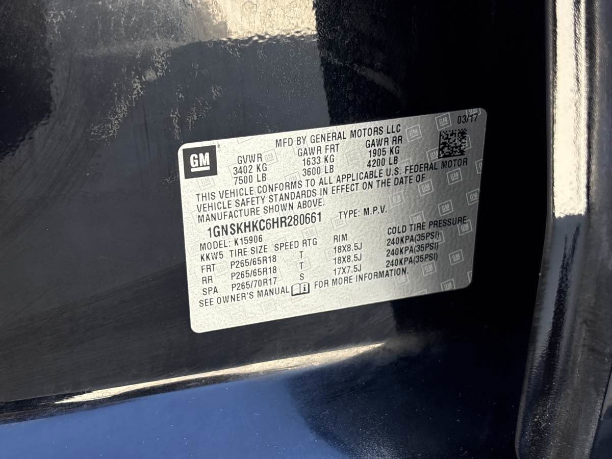 Used 2017 Chevrolet Suburban LT AWD/4WD image 37
