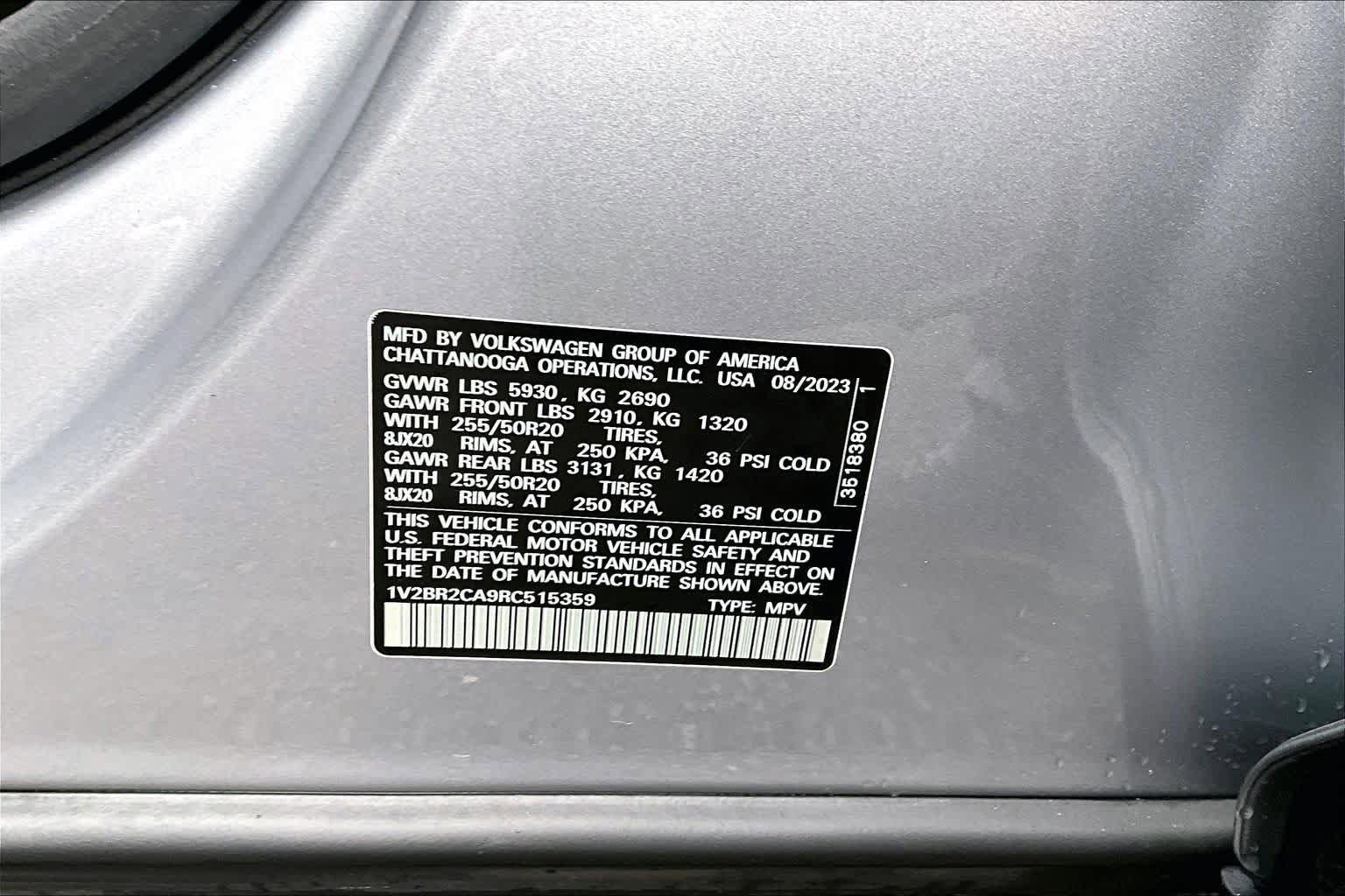 Used 2024 Volkswagen Atlas SEL AWD/4WD image 34