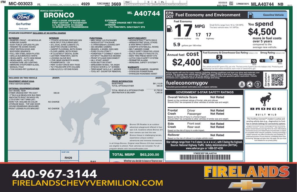 Used 2021 Ford Bronco First Edition video 2