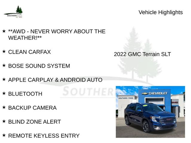Used 2022 GMC Terrain SLT w/ Infotainment Package II image 8