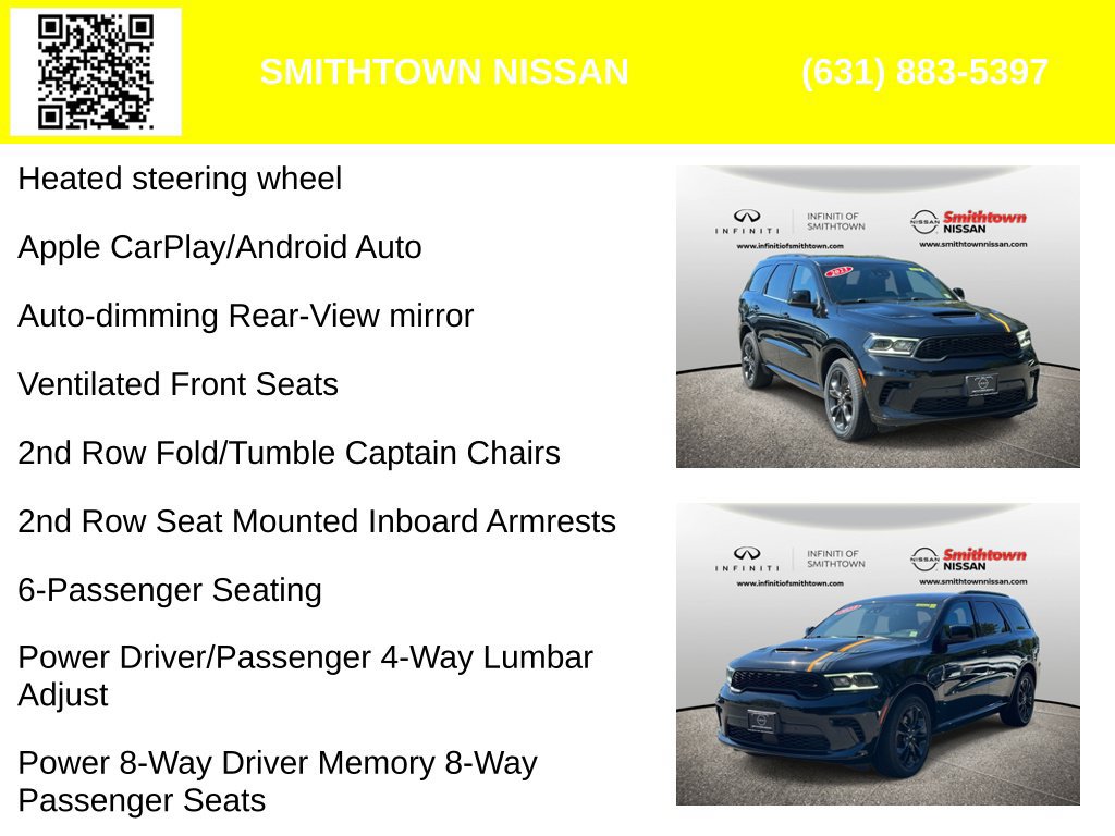 Used 2023 Dodge Durango R/T w/ Hemi Orange Plus Package AWD/4WD image 10