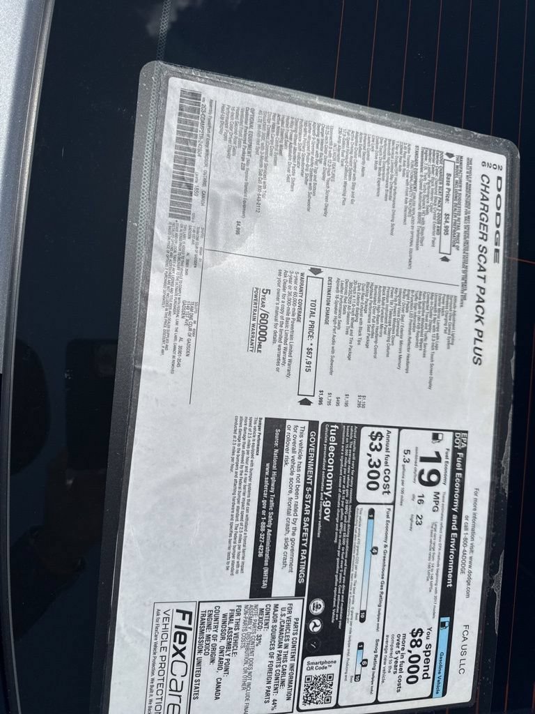 New 2026 Dodge Charger Scat Pack AWD/4WD image 13