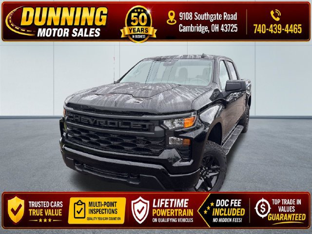New 2026 Chevrolet Silverado 1500 Custom Trail Boss w/ Dark Appearance Package