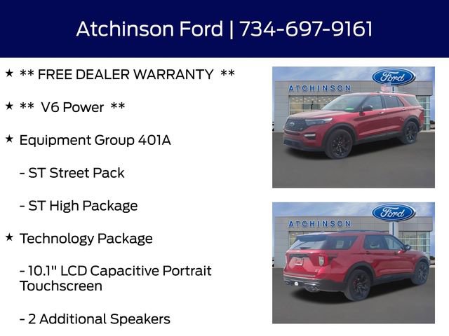 Certified 2023 Ford Explorer ST w/ Equipment Group 401A AWD/4WD image 13