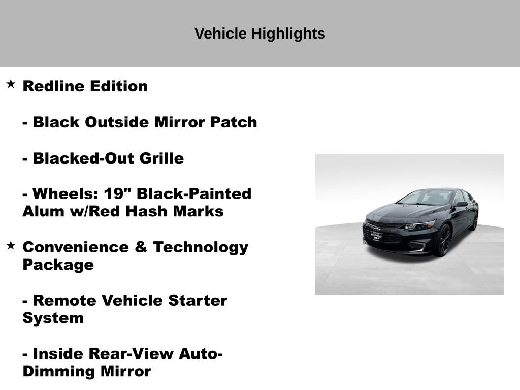 Used 2018 Chevrolet Malibu LT w/ Redline Edition FWD image 18