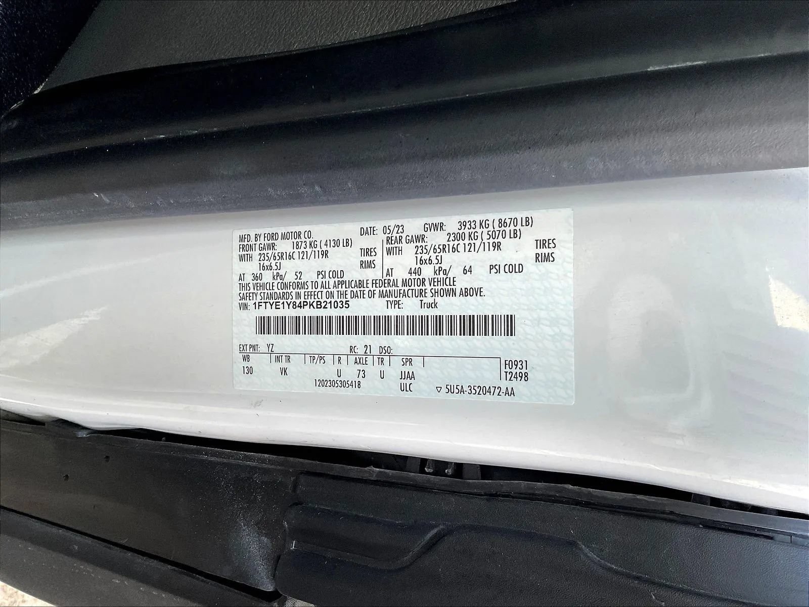 Used 2023 Ford Transit 150 Low Roof RWD image 29