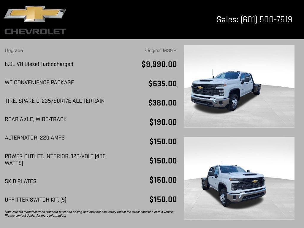 New 2025 Chevrolet Silverado 3500 W/T w/ WT Convenience Package AWD/4WD image 8