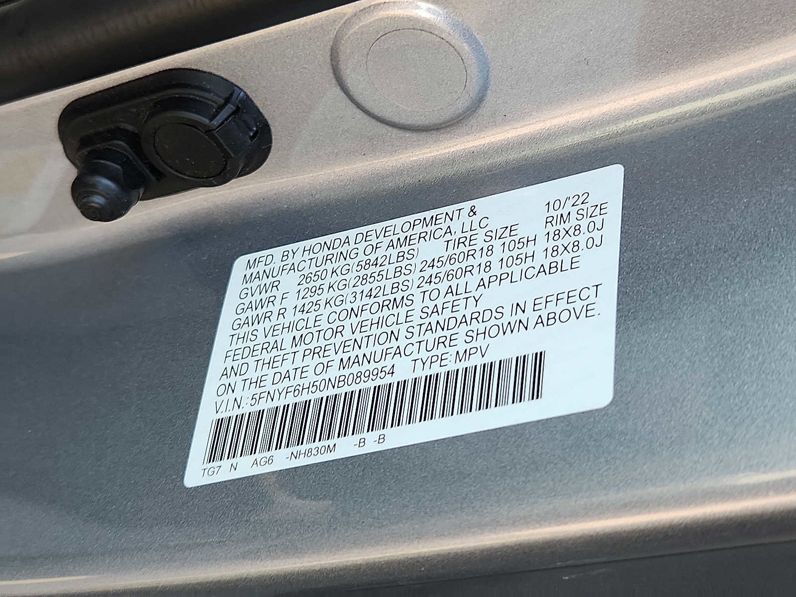 Certified 2022 Honda Pilot EX-L image 27