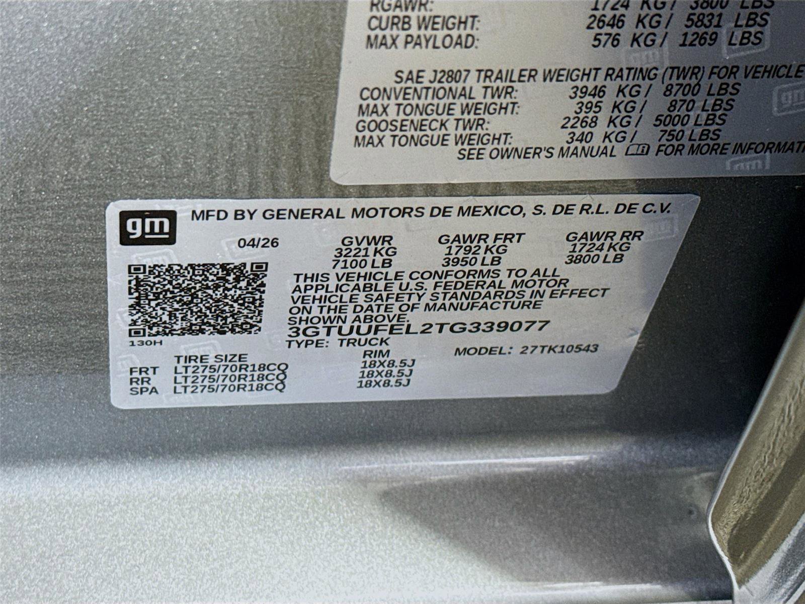New 2026 GMC Sierra 1500 AT4X AWD/4WD image 27