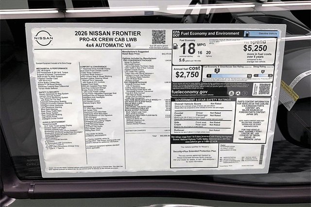 New 2026 Nissan Frontier PRO-4X image 40